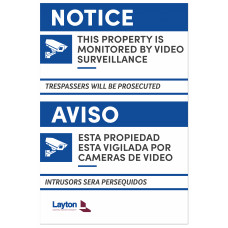 This Property is Monitored-Video Surveillance 