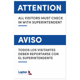 All Visitors Must Check In