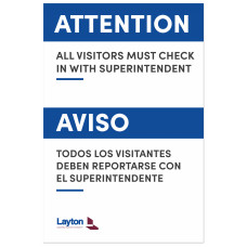 All Visitors Must Check In