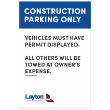 Construction Parking Only