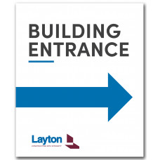 Building Entrance-Right Arrow (Layton)