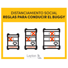 COVID-19 Social Distancing Buggy Rule (Spanish)