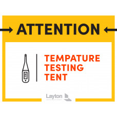 COVID-19 Temperature Testing Tent (English)