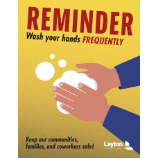 COVID-19 Wash Hands Frequently (English)