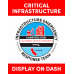 Critical Infrastructure - Dashboard Sign Critical Infrastructure - Dashboard Sign