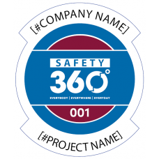 Safety 360 (Decal) - Pack of 48 with Sequential Numbering Safety 360 (Decal) - Pack of 48 with Sequential Numbering