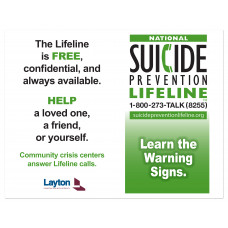 Suicide Prevention Flyer-English