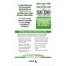 Suicide Prevention-SPANISH (Poster, 12"x18")